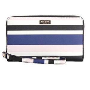 Striped Kate Spade Wristlet